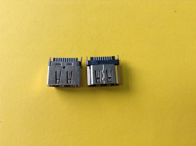 HDMI19S焊 A Type黑胶 G/F 镍壳