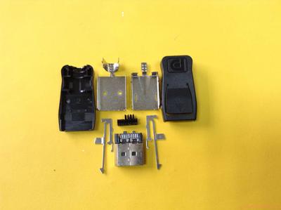 DISPLAYPORT20焊 黑胶 镍壳8件式