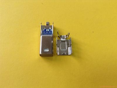 MINI DISPLAYPORT20M+PCB 黑胶 镍壳 三件式