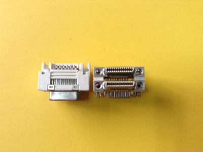 VHDCI26S插板90度 双层白胶 镍壳
