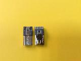 MICRO USB B5M焊 超薄黑胶 镍壳前五后五