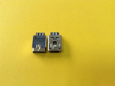 MINI USB B5S焊 黑胶 镍壳